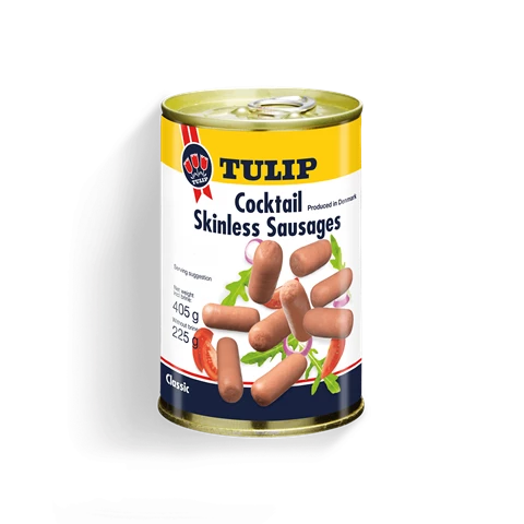 Mini Hot Dogs with Tulip Vienna Sausages and Pineapple Sauce